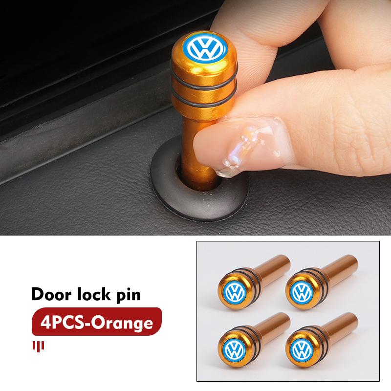 Car Door Lock Pin Knob Pull Security Insurance Accessories For Volkswagen VW Scirocco Passat Polo B5 B6 B7 CC Tiguan Sharan QN9