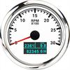 3000/4000/6000/7000/8000 RPM Meter 7 Color 85mm Tachometer 3in1 Water Temperature Oil Pressure Gauge for Marine Boat Car