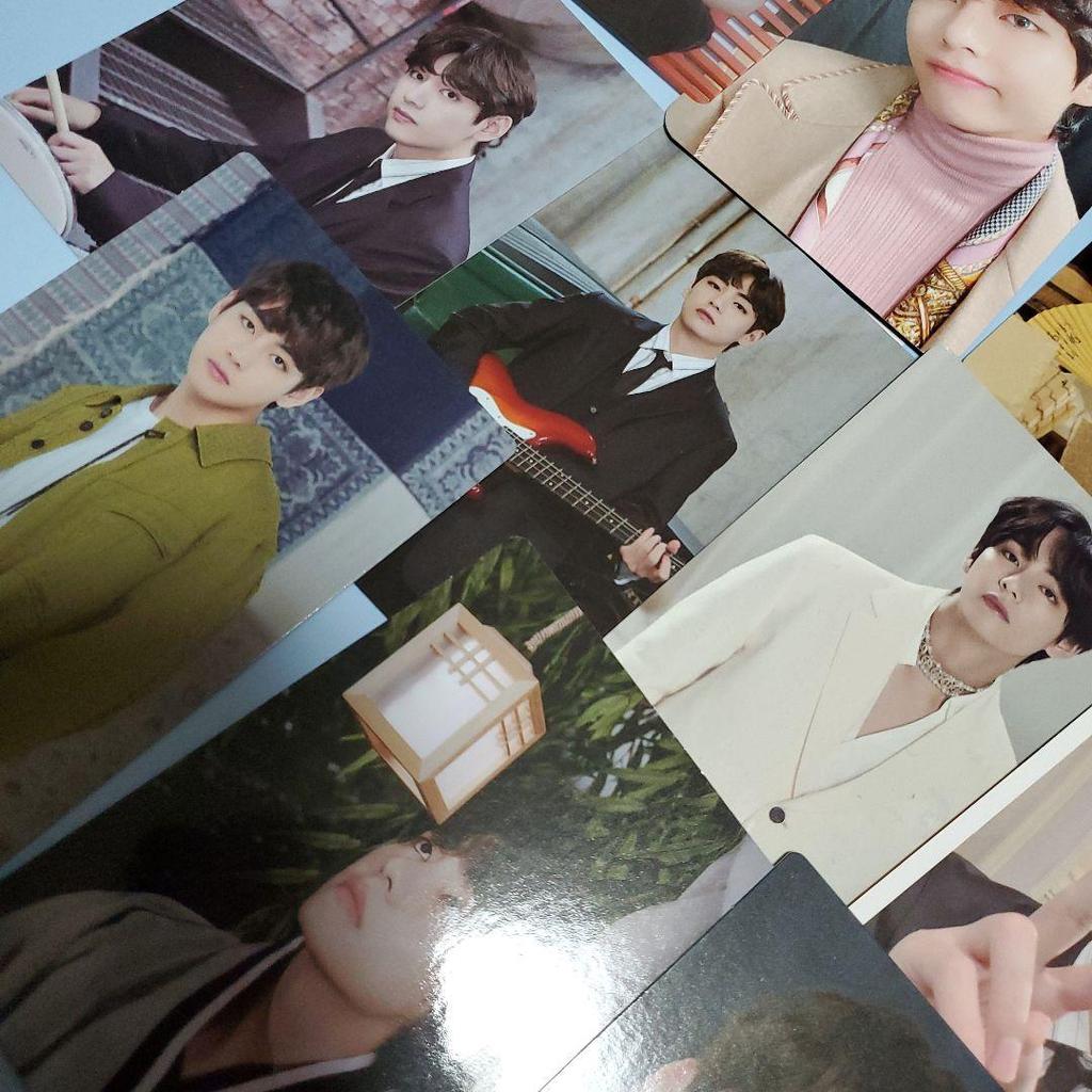 [USED] BTS Official V Mini Photo Trading Cards Set of 22