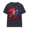 Captain America Womens/Ladies 7th Birthday T-Shirt