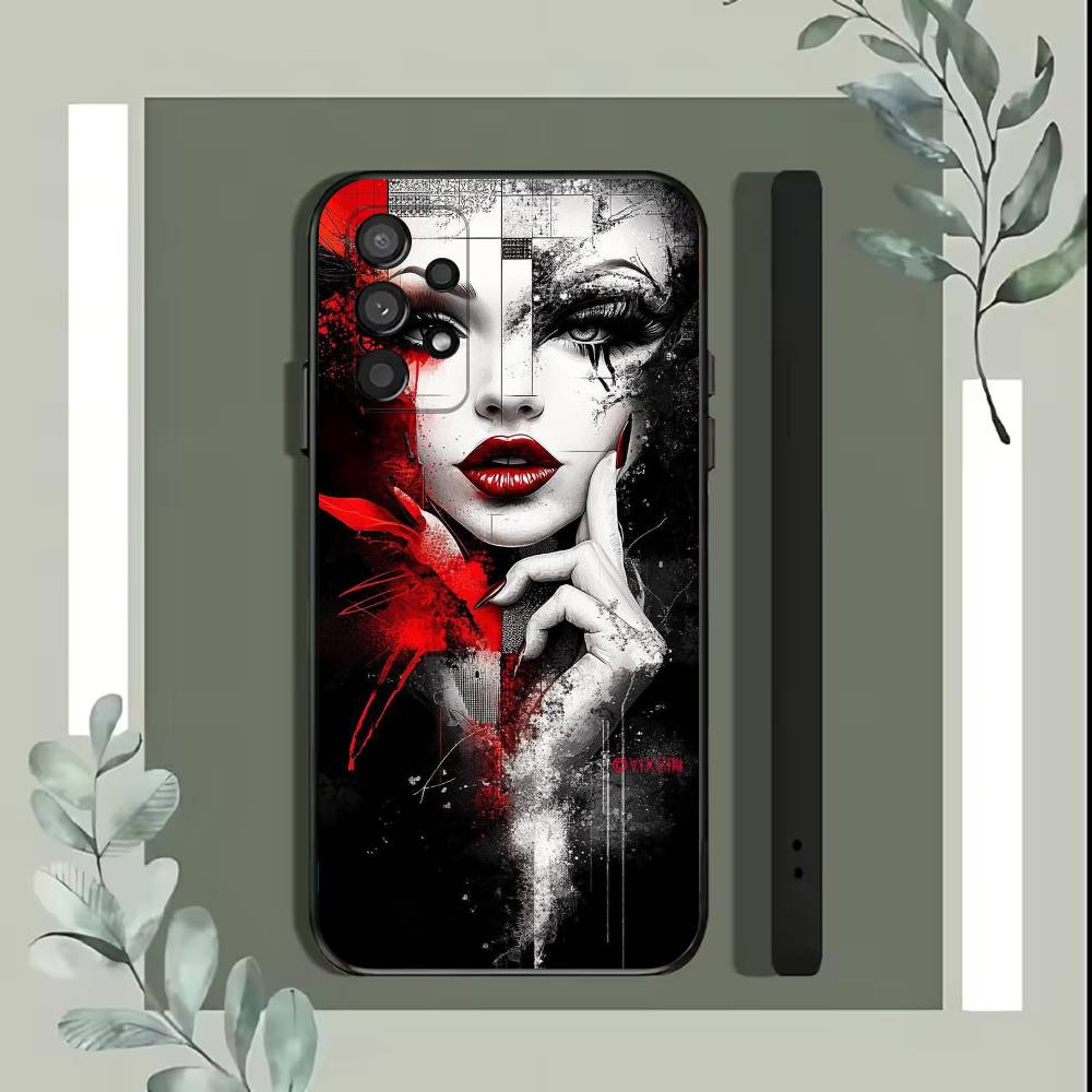 Чехол Glam Lady для телефона Samsung S25, S24, S21, S22, S23, S30, Ultra, S20, Plus, Fe, Lite, 5G Черный