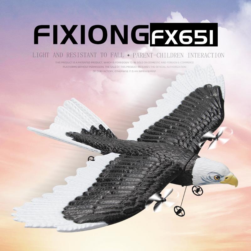 RC Foam Plane Eagle Model Aircraft 2.4G Radio Remote Control Airplane 405mm Eagle Wingspan Hobby Glider Toys for Children Boys