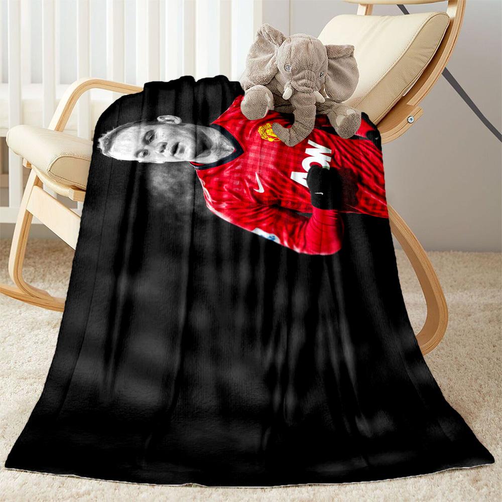 Sports Team Celebration Blanket Comfortable Great for Bed Picnics Livingroom All-Season Use Digital Print Gifts For Family Or Friends