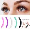 30Pcs/Box Eyelash Curler Pad High Elastic Soft Curved Design Fitted Eye Shape Eyelash Silicone Refill Pad with Storage Box Women Supply