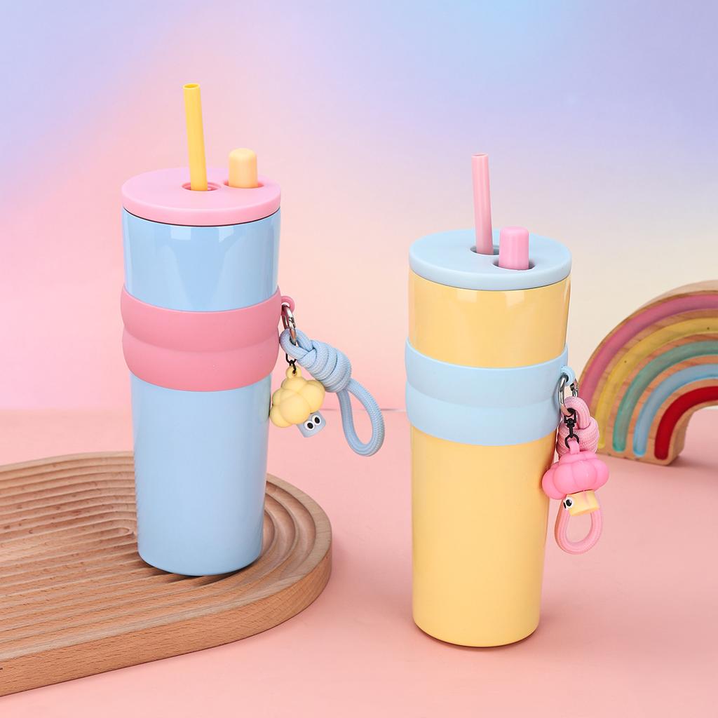 Новый креативный высококачественный термос из нержавеющей стали, портативная веревочная переносная автомобильная чашка, уличный стаканчик со льдом Bully