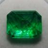 5.10 Ct Natural Green Emerald   Emerald Cut Colombian Loose Gemstone