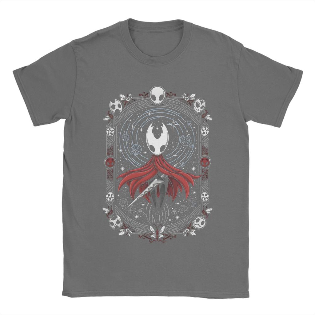 Hollow Knight Silksong The Huntress T Shirt for Men Cotton Novelty T-Shirts Round Collar Tees Short Sleeve Clothes Big Size