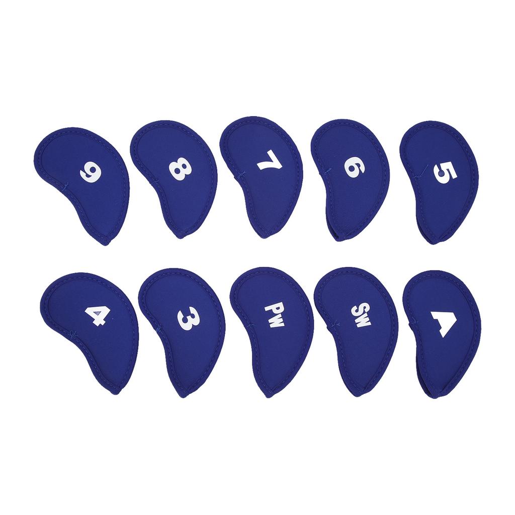 Набор неопреновых чехлов для гольф-айронов с номерами 10 шт. Чехлы для головок гольф-айронов Рукава для гольф-айронов Гольф-клуб