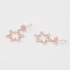 [Onm] Onm Cubic Star Silver Needle Earrings - 92.5 Silver Needle Rose Gold (9593066)