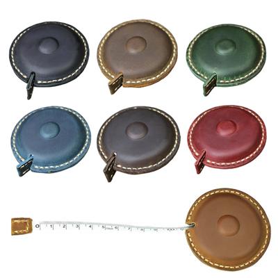 Мини рулетка из искусственной кожи 1,5 м/60 дюймов Портативная двусторонняя мягкая измерительная лента Выдвижная