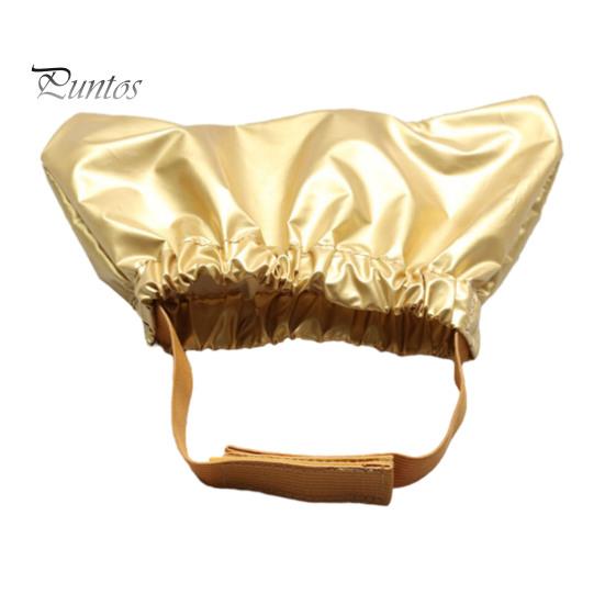 Waterproof Pet Shower Hat with Fastener Tape Adjustable Headgear Anti-Ear Water Hood Pet Hat for Cat Bathing