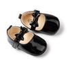 Meckior Baby Girls Shoes Bowknot Princess Dress Shoes PU Anti-slip Soft Sole Infant First Walkers Newborn Crib Baby Shoes