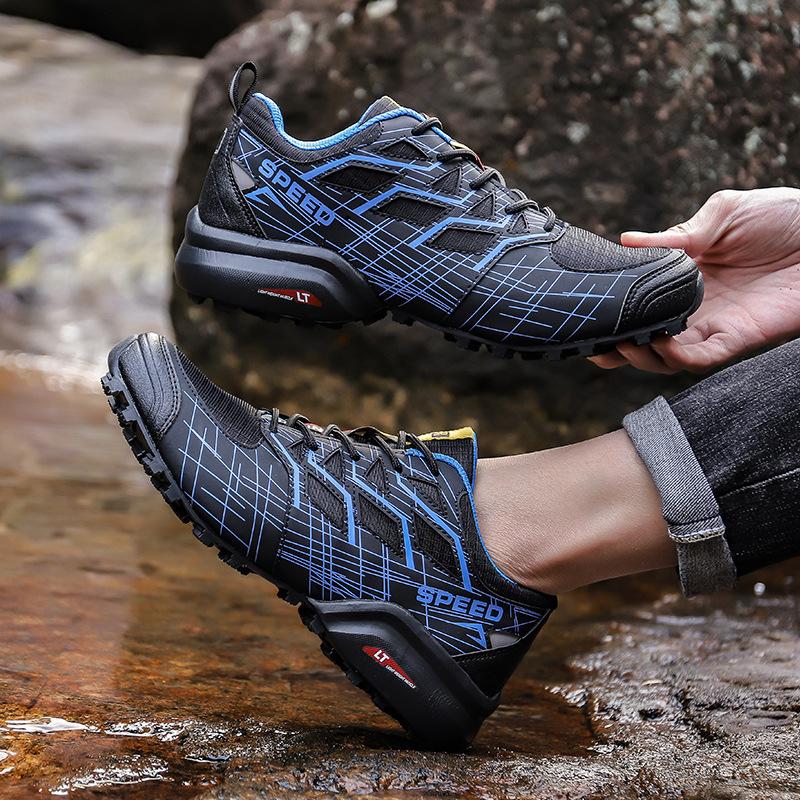 Новая весенне-летняя мужская и женская уличная повседневная обувь, модные низкие кроссовки для альпинизма, обувь для полевых тренировок, обувь большого размера из сетки