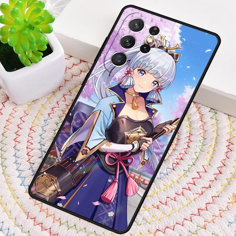 Чехол для телефона Genshin Impact Kamisato Ayaka из силикона для Samsung Galaxy note 10 pro S26 S24 S23 S22 S21 Plus S25Ultra Capa Cover