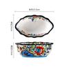 Creative Hand-painted Ceramic Bowl Irregular Salad Bowl Dessert Bowl Fruit Bowls Thick Soup Bowls Restaurant Specialty Tableware