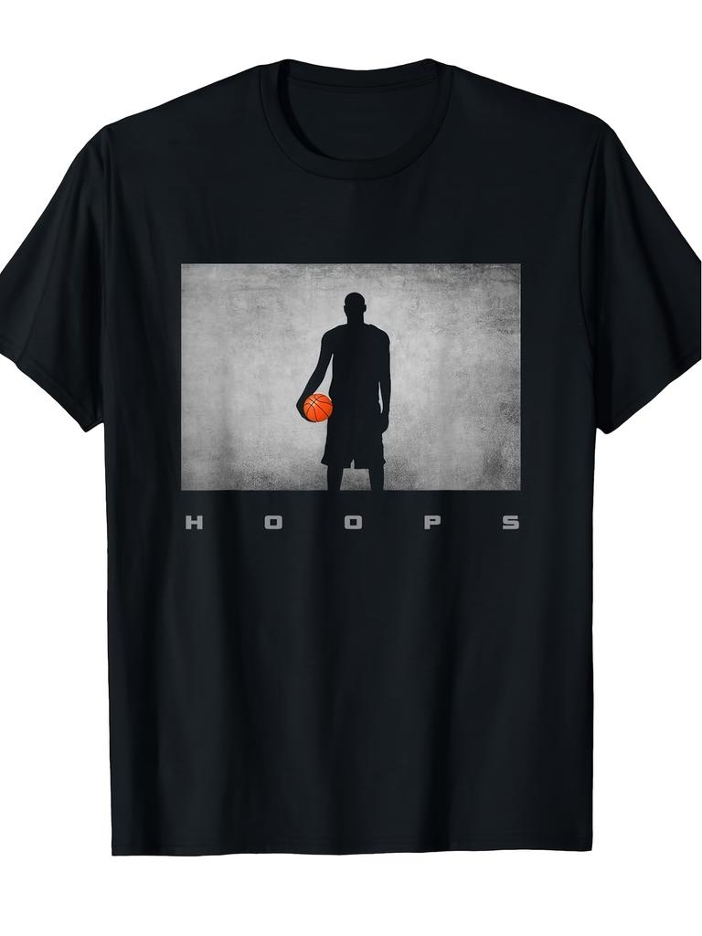 Men'S & Women'S Basketball T-Shirt | 100% Hoops Print Retro Vintage Design With Tribute & Iconic Players, Loose Fit Short Sleeve C