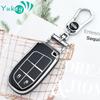 Чехол для автомобильного ключа из ТПУ с 2 кнопками для Jeep Renegade Compass Grand Cherokee для Chrysler 300C Wrangler Dodge Car Accessories