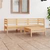 Day and Night - Day and Night Garden Furniture Set 4 Pieces Solid Pine Wood