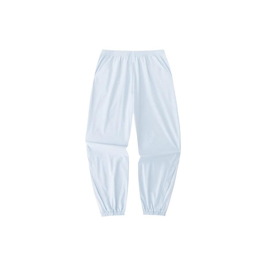 Anta Тренировочные брюки однотонные, средней посадки, свободные, дышащие, трикотажные, с манжетами, женские брюки Dream-Shadow-Blue 962427501-2