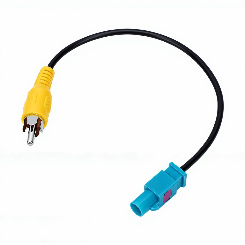 Fakra Cable 9.05 Inch Length Video Signal Transfer Fakra Backup Camera Harness Adapter