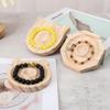 Crystal Bead Plate Solid Wood Bracelet Tray DIY Display of Bracelet Bead Plate for Jewelry Store Storage Handicraft Display Rack