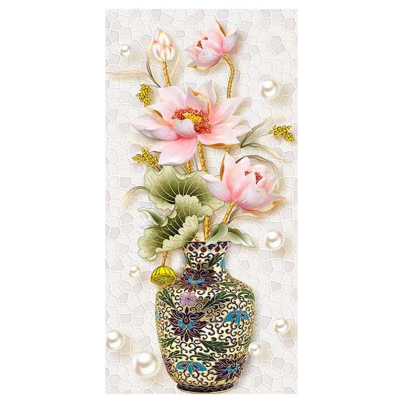 3D абстрактный цветок холст картина стереоскопические цветы настенные художественные постеры и принт квадро настенная картина украшение дома китайские элементы