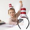 1/2Pcs Dr. Suess Hat Cat Headband Red White Striped Hat Dr. Suess Costume Book Character School Halloween Party Cosplay Accessories