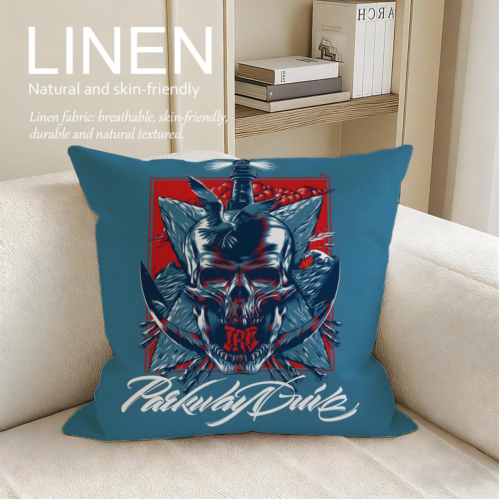 Music Parkway Drive Cushion Cover Pillowcase Set Pcs x x Breathable Washable Sofa Cushion Cover