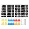 Fuse Holder PBT Box 6 Way Block Board with LED Indicator for Car Marine Boat Yatch