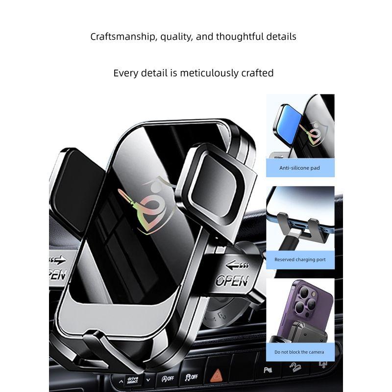 Mobile Phone Car Mount 2025 New Model Car Phone Holder Universal Support for Car Navigation Air Vent Mount