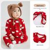 Labi Baby Red New Year Long-Sleeve Romper