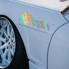 Car Body Window Sticker Creative Old School Alphabet Pattern Racing Sticker Vinyl Decals Auto Styling DIY Decoration Accessories
