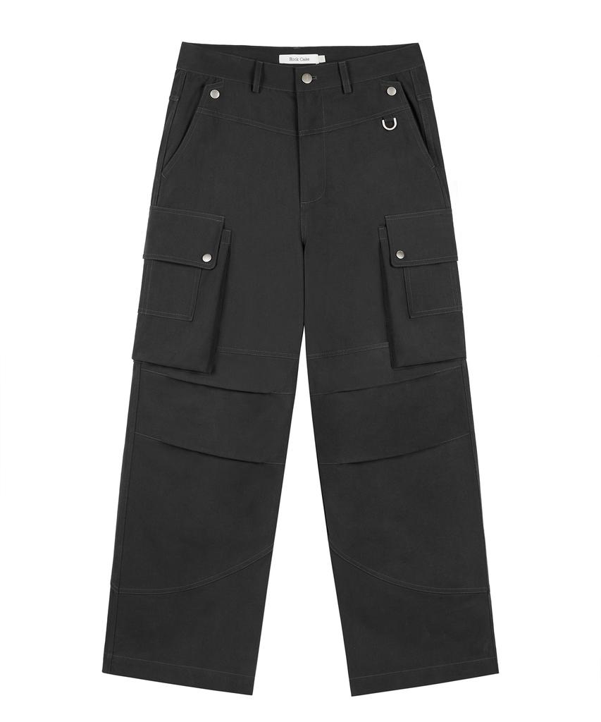 ROCKCAKE Open Pocket Cargo Pants - Charcoal