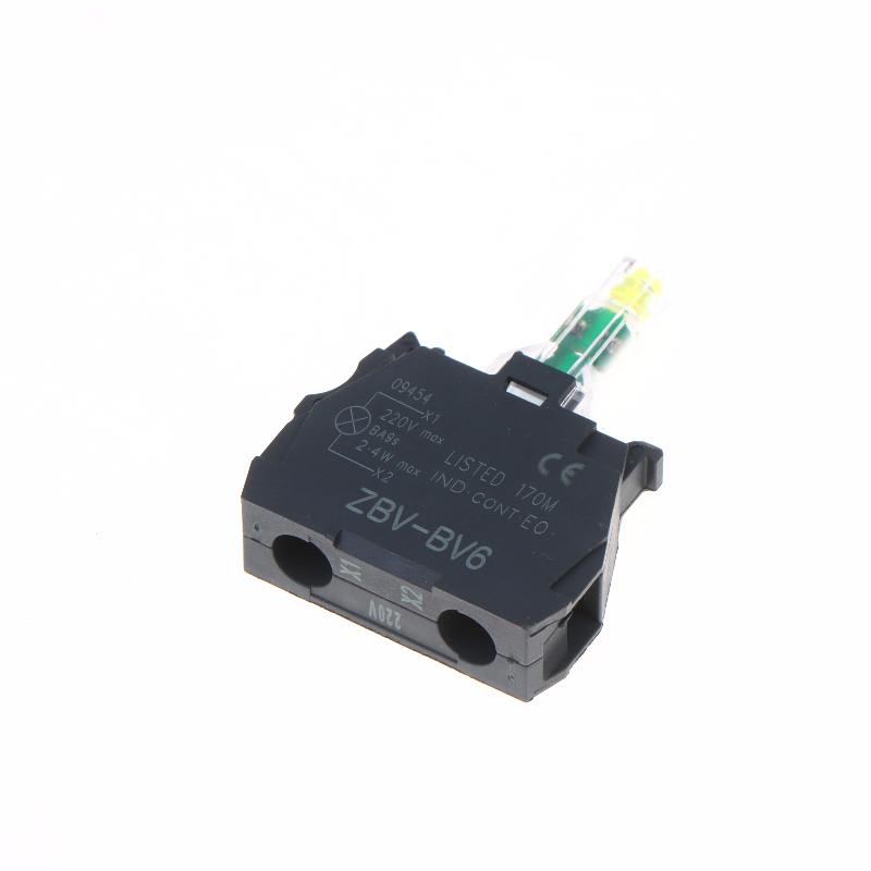 XB5 ZBV1 ZBV3-6 Indicator Light Module Push Button Switch Indicator Lamp Light For Industrial Control Buttons
