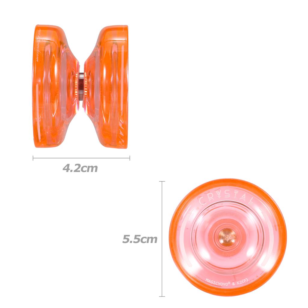 MagicYoyo K2P Отзывчивые йо-йо для детей, йо-йо для начинающих с узким подшипником, стальной осью, корпусом из АБС-пластика, для игры в лупинг