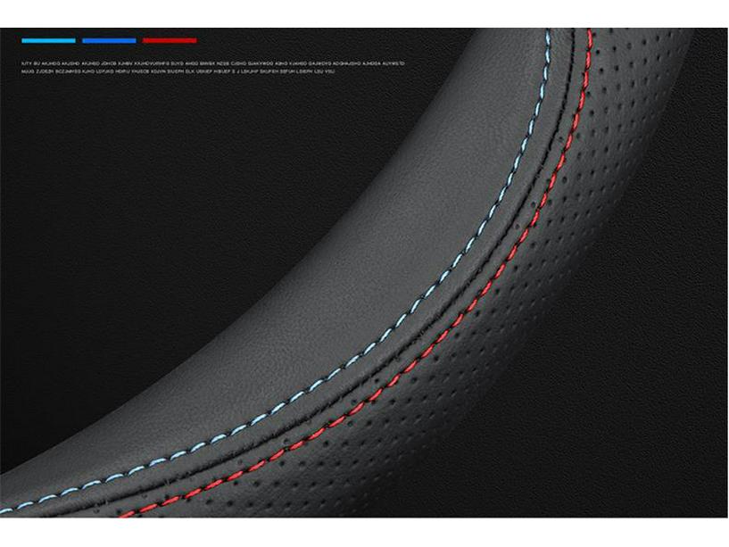 Натуральная кожа Рулевое колесо Чехлы для Jeep Compass, Cherokee, Renegade, Wrangler Ручка.