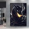 Cool Pokemon Lucario Wall Decoration High Quality Canvas Bright and Clear Colors Add A Mysterious Atmosphere To Your Home