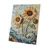 Flower Pearl Beads Painting Sea Decorative Painting DIY Painting Material Pack  Wall Decor