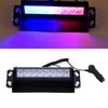 Автомобильный светодиодный стробоскоп, полицейские огни, сигнальные лампы, красный/синий, вспышка, аварийная мигающая сигнальная лампа на лобовом стекле, 12 В, 8 светодиодов