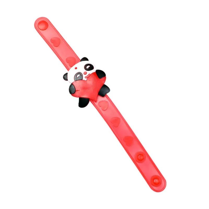 5 шт. мультфильм светодиодный светящийся регулируемый браслет для часов для детей подарки на день рождения и игрушки детская игра Хэллоуин карнавал детский подарок