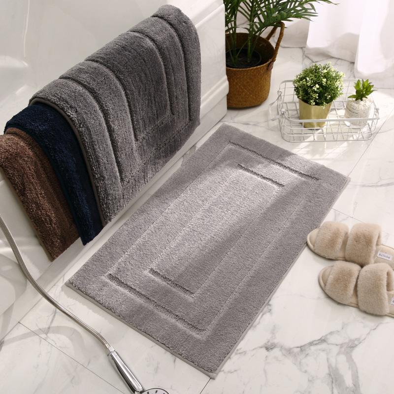 Thicken Bathroom Absorbent Floor Mats Toilet Door Mats Toilet Anti-slip Mats Household Carpets