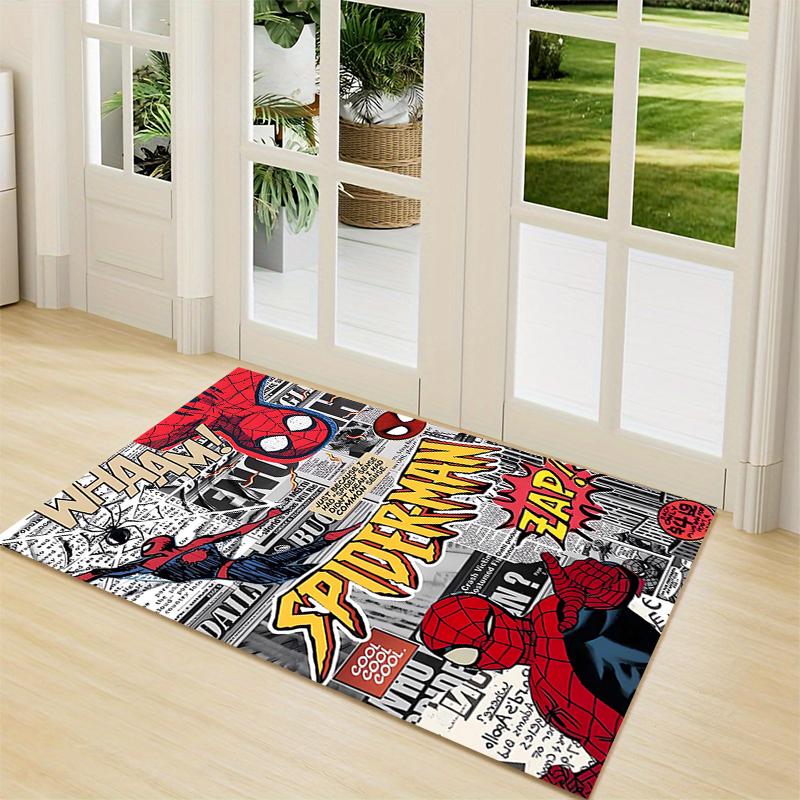 1Pc Venom Vs Spiderman Urban Clash Carpet Rug Customizable Soft Washable Antislip Home Living Room Sofa Mats Personalized Rug 0917177