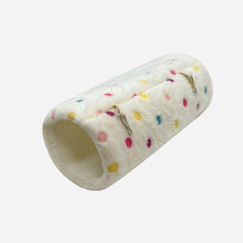 Soft Hanging Guinea Pig Toys Fleece Lined Squirrel Ferret Tunnels Cozy Hamster Hideout Small Pets