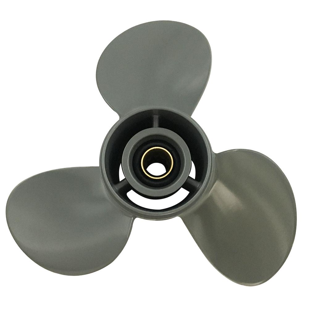 Boat Propeller 9 7/8x10 Fit for Honda Outboard 25HP-30HP 3 Blades Aluminum 10 Tooth OEM NO: 58130-ZW2-F21ZA 9.875x10