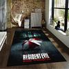 Resident Evil Themed Carpet with Umbrella and Raccoon City Design Suitable for use as an anti-slip for living room bedroom sofas