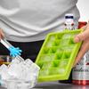 24  Silicone Ice Cube Tray Molds DIY Desert Cocktail  Maker Square Mould