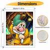 Disney Dopey Seven Dwarfs Oil Paint by Numbers Art Kit Handmade Painting Home Decor Gift