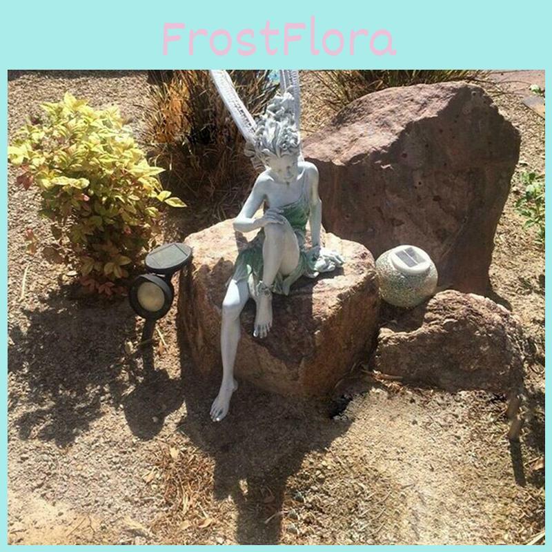 Изысканная миниатюрная скульптура феи Тюдоров и Турека, идеально подходящая для ландшафтного дизайна на открытом воздухе