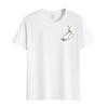 Fashion Summer Men's Short Sleeve Cotton T-shirt White Tops Printed Streetwear Summer T-shirt Clothing