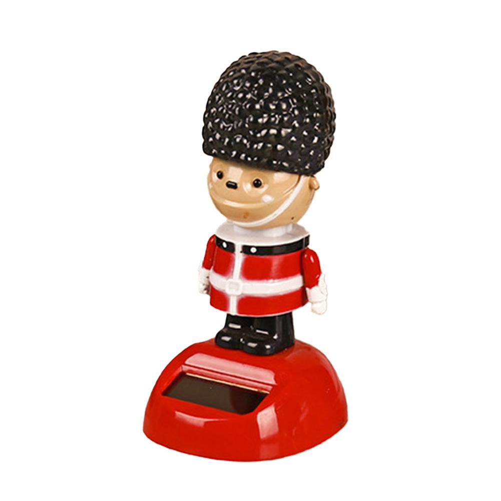 1 шт., солнечная батарея, пожарный солдат, трясущаяся кукла, украшение для автомобиля, мультяшная танцующая анимированная кукла, украшение для приборной панели, автомобильные аксессуары
